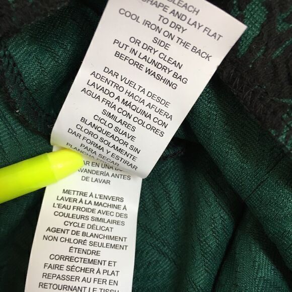 New Michael Kors Green/Emerald‎ Asymmetrical Skirt Calf Length Size L - Picture 6 of 7